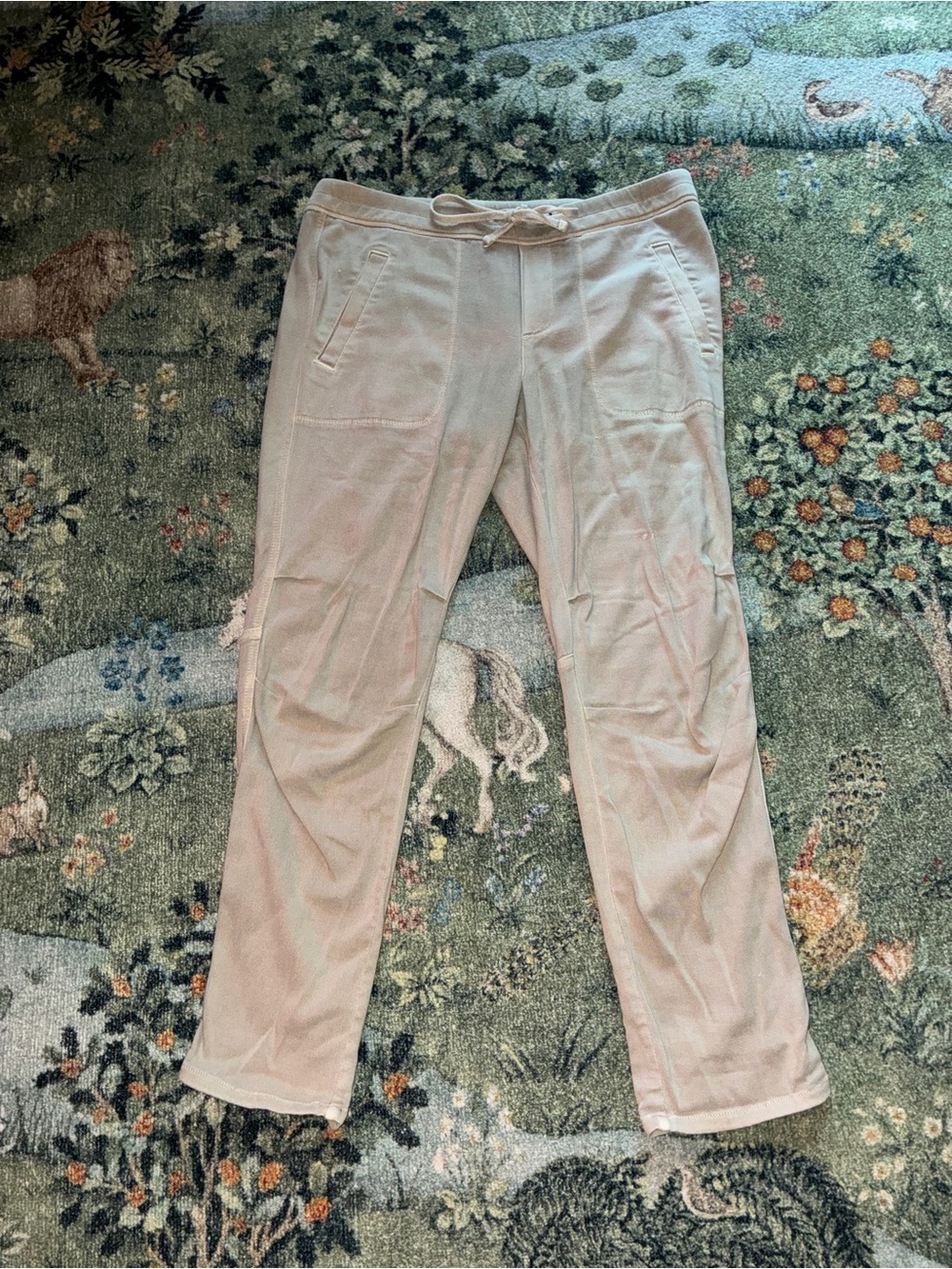 James Perse Standard Beige Drawstring Sweatpants Joggers Women's Size 3